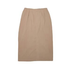 Vintage 90s Sarah B Studio tan textured midi skirt 16
